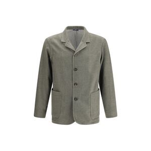 Finamore Bicolor Fleece Wool Men's Coat